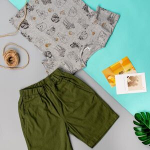 Short-Sleeved Denim Overshirt